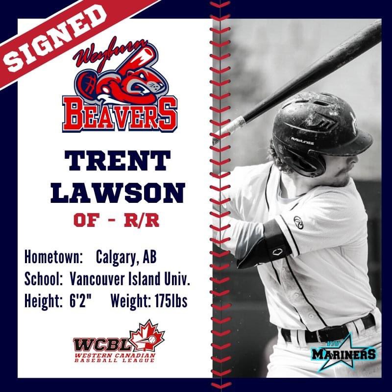 📢 PLAYER SIGNING ALERT
⚾️ Trent Lawson
🏠 Calgary, AB
🏫 Vancouver Island University 

With added experience coaching youth baseball, we're excited to bring Trent to Weyburn and help us continue to foster our relationship with <a href="/weyburnminorba1/">weyburnminorball</a> 
•
•
•#BuildTheDam #WCBL