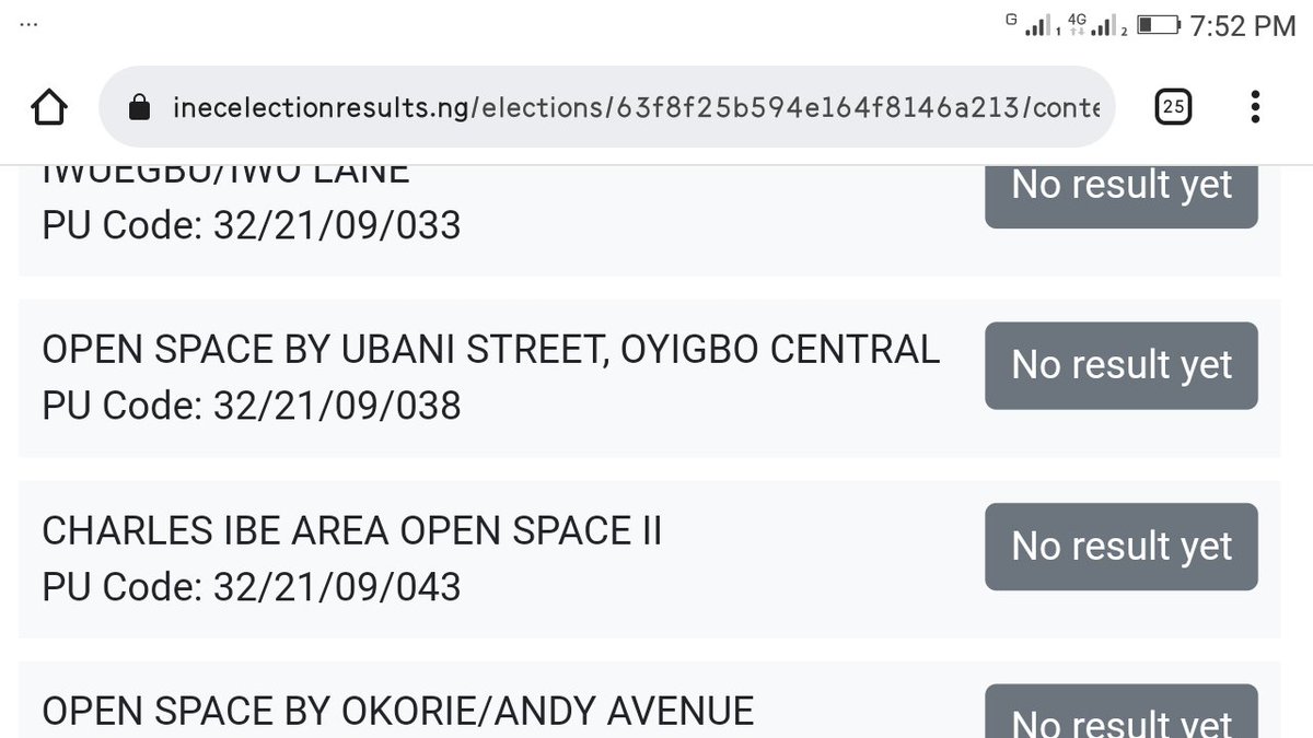 Vintner_Wine's tweet photo. @PeterObiPikin @adamugarba This result sadly isn't uploaded on inec result checker https://t.co/t2l0xc4gKa