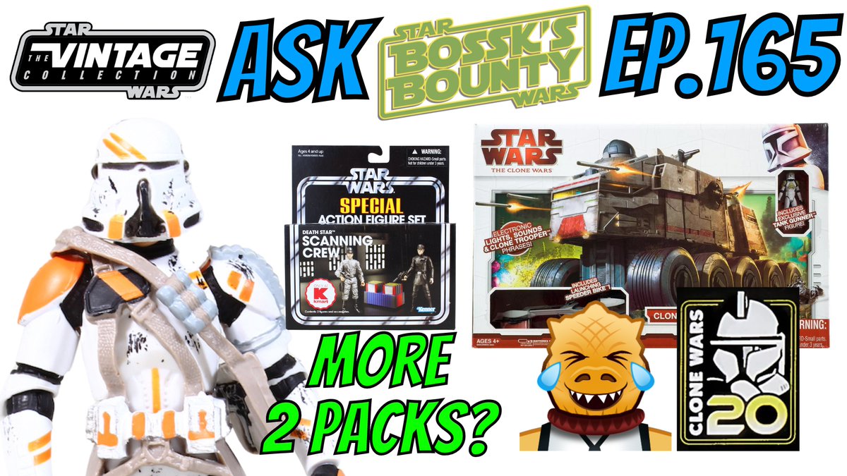 NEW VIDEO: Ask Bossk's Bounty Episode 165! Check it out here: youtu.be/HwsoLn6E1sw #StarWars #BackTVC