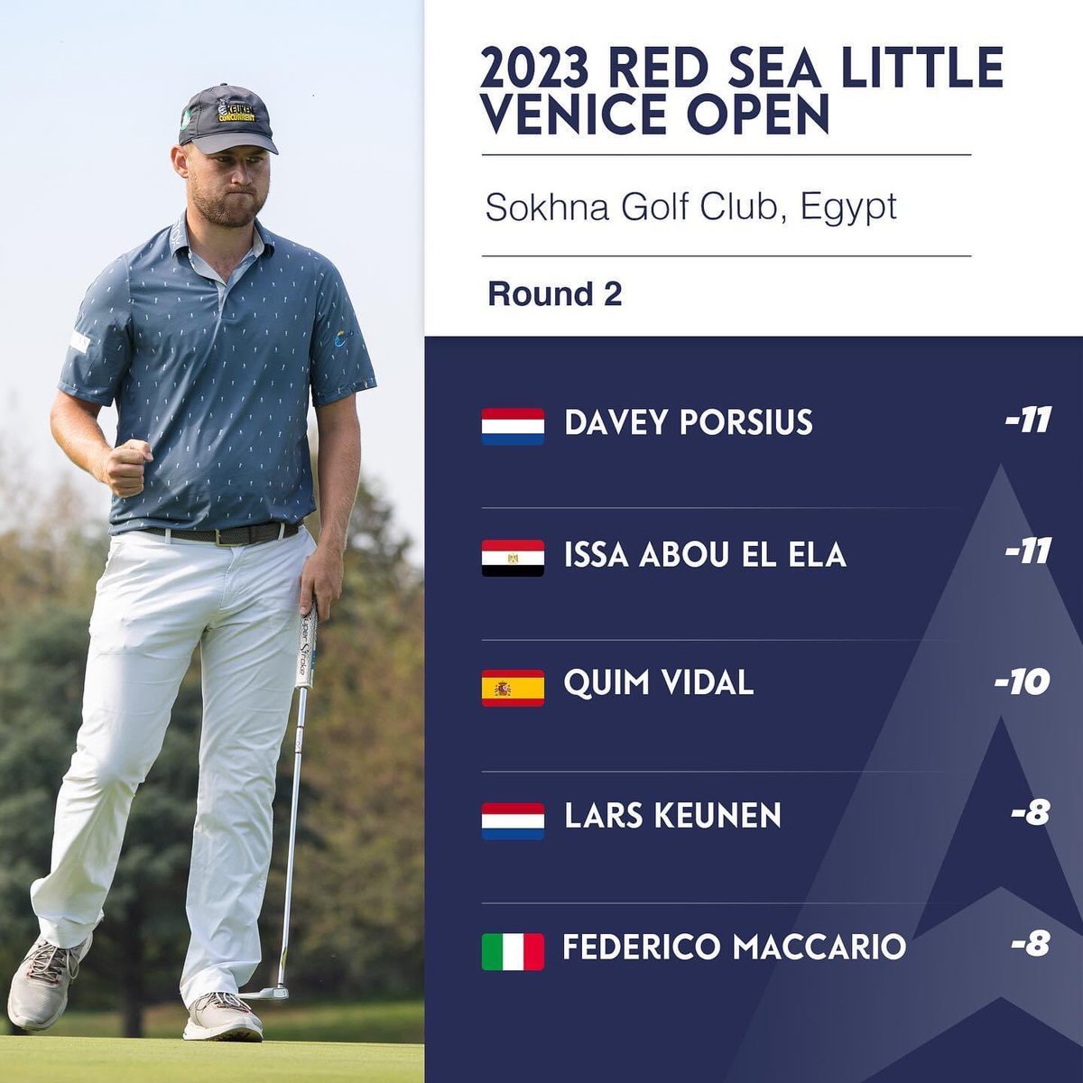 🇳🇱🏌🏻‍♂️go go @DaveyPorsius @alpstourgolf @golfnet @golf_rebels #2023redsealittleveniceopen #2023AlpsTourSeason