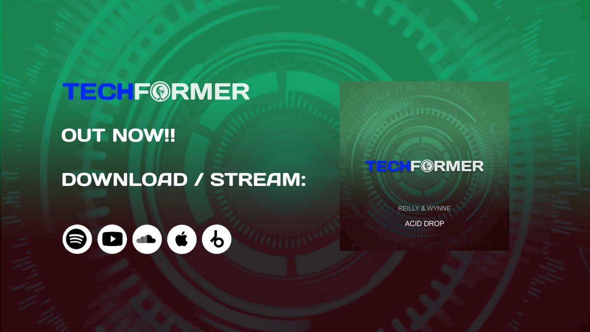 Out now on Techformer 
DJ Trevor Reilly &amp; David Wynne - Acid Drop
Get your copy here 👇👇👇
tranceformer.complete.me/aciddrop
<a href="/Kwettr/">Kwettr</a>  / <a href="/beatport/">Beatport</a>  / <a href="/Spotify/">Spotify</a>  
#techno #techtrance #hardtrance #acid #rave