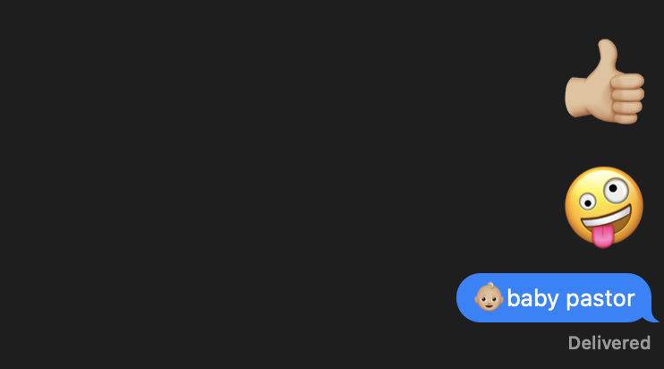 baby pastor out here trying and messing up and trying again. lord have mercy.