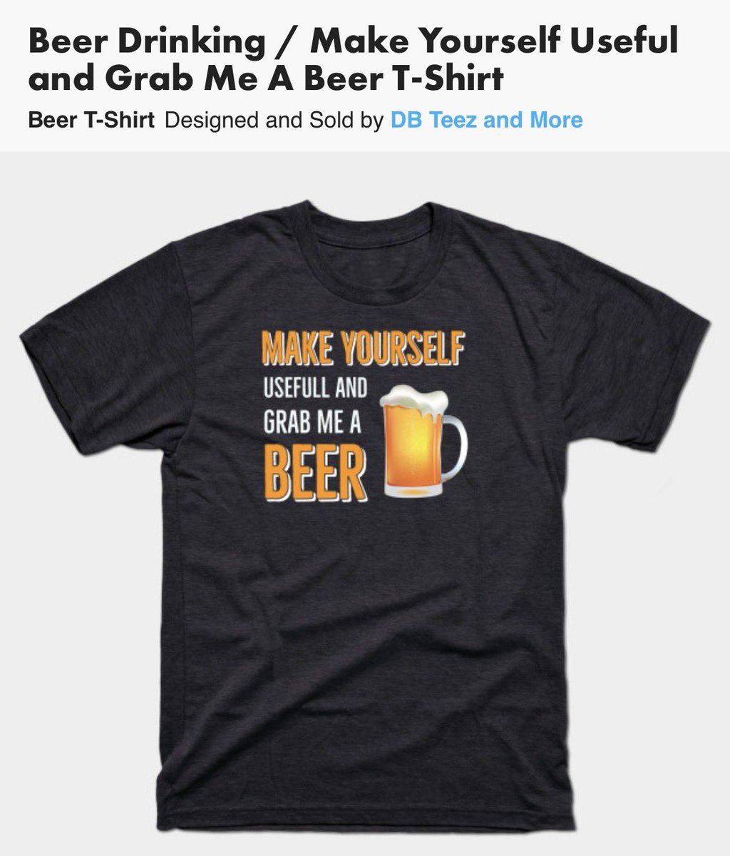 Check out all of our designs in Teepublic Store: bit.ly/DBTeez. #beer #beers #beerlife #beergeeks #beernerds #craftbeer #craftbeers #craftbeergeeks #craftbeerlife #beerdad #irishcraftbeer #teepublic #tshirts #craftbeerlovers #beeroclock #beerswag #beerstyle