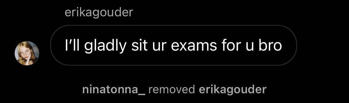 NinaTonna's tweet photo. erika cheats in one exam and thinks she can sit for anything. https://t.co/rpys4m1MzY