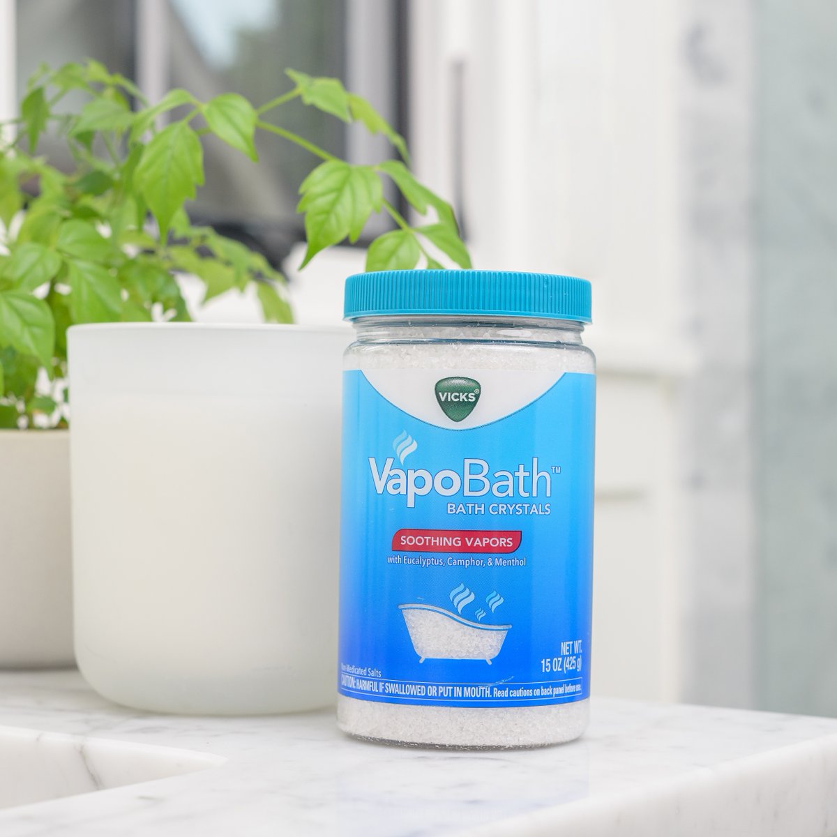 Transform and elevate your bath 🛁 with a capful of Vicks VapoBath.