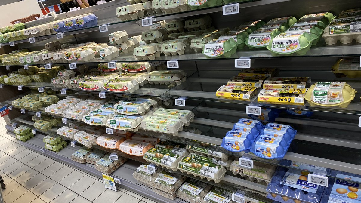 Popped into a small supermarket in France. Amazed to see there was a serious shortage of shortages! Thank you Brexit for another of your achievements. #NigelFarage #twat