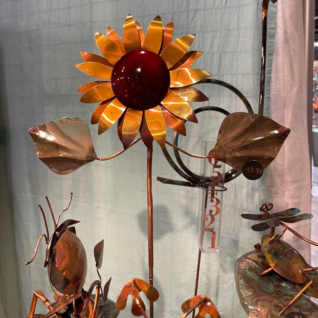 Update your garden with @hawcreekforge copper sculptures available in Booth # 503.

#AmericanHandcrafted #handmade #handmadewithlove #hechoamano #day3 #tradeshow #wholesale #handmadeproducts
