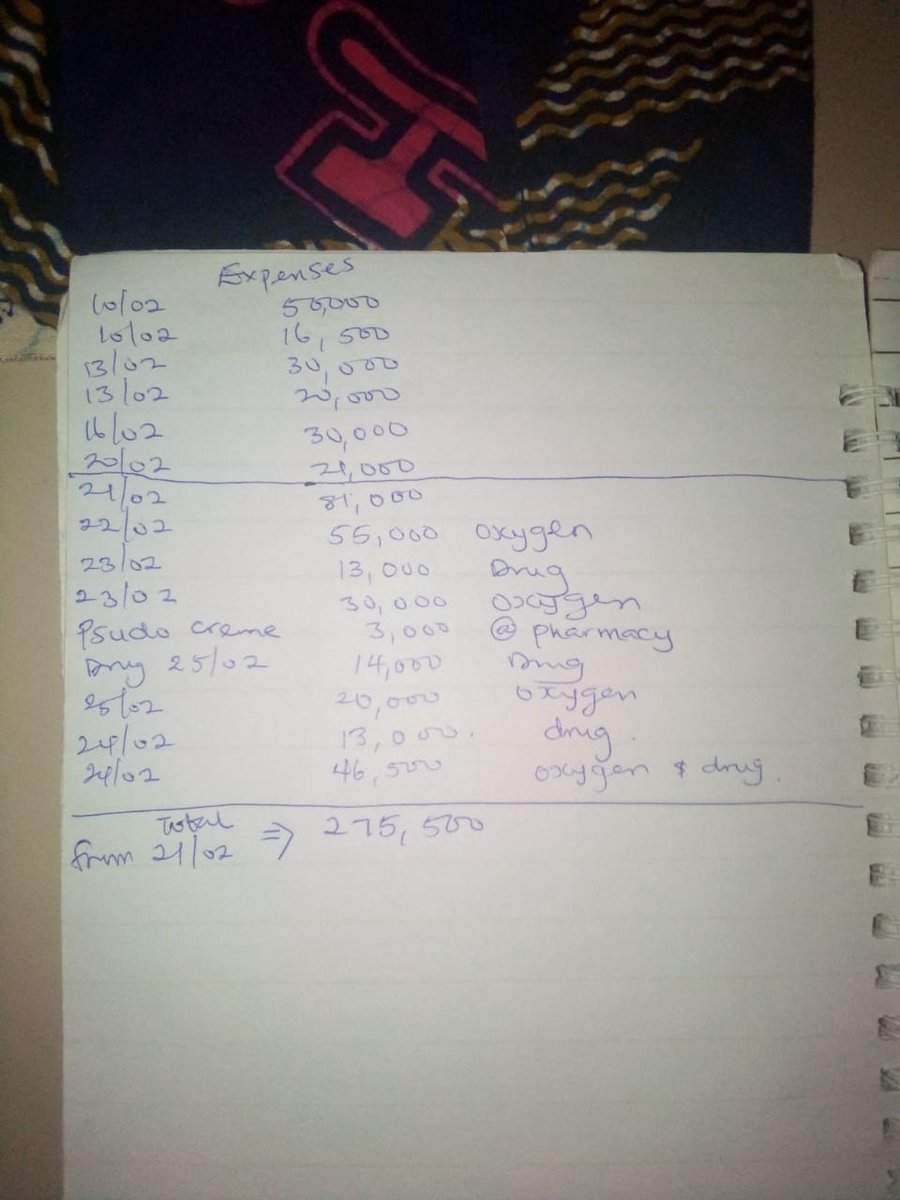 SamdGreat01's tweet photo. Guys, unfortunately we lost @emiolajanet1's dad today

I want to appreciate all those who contributed

They still have 500k+ balance to pay before they can leave with his body

Please if you can still donate, her account number is

Emiola Janet Funmilola
Wema bank
0232167638

Total money raised before now is N275, 500, and there's a picture of how it was spent (I have all the receipts)

Please, they need your help one last time

God bless you real good