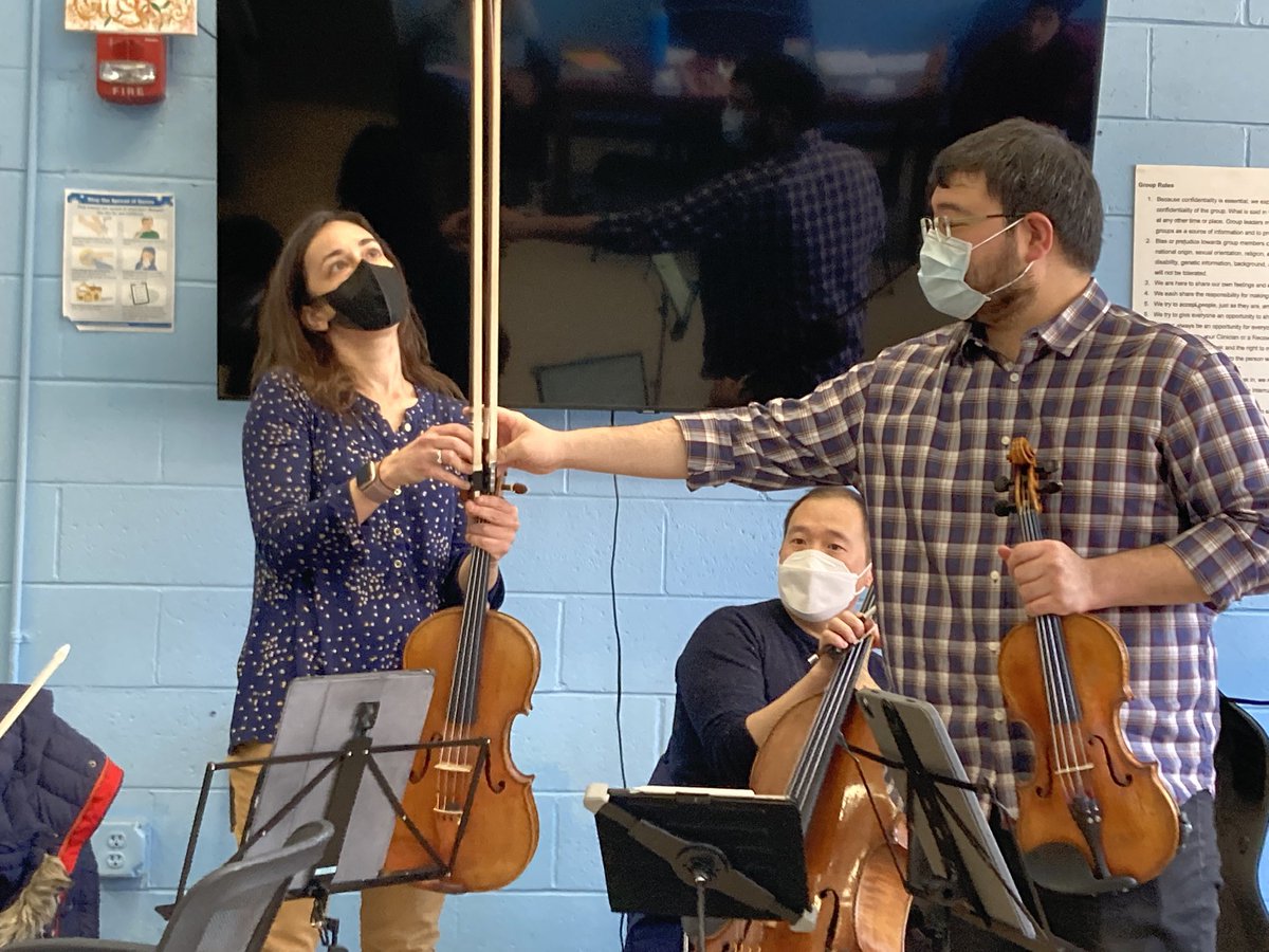 ShelterMusicBos's tweet photo. Big thanks to @parker_quartet for 3 amazing concerts this month for our audiences at @pinestreetinn Stabilization Program! Loved being able to provide so many concerts this month! #sheltermusicboston #parkerquartet #classicalmusic #musicheals #beethoven #boston https://t.co/4HZTH0IQSN