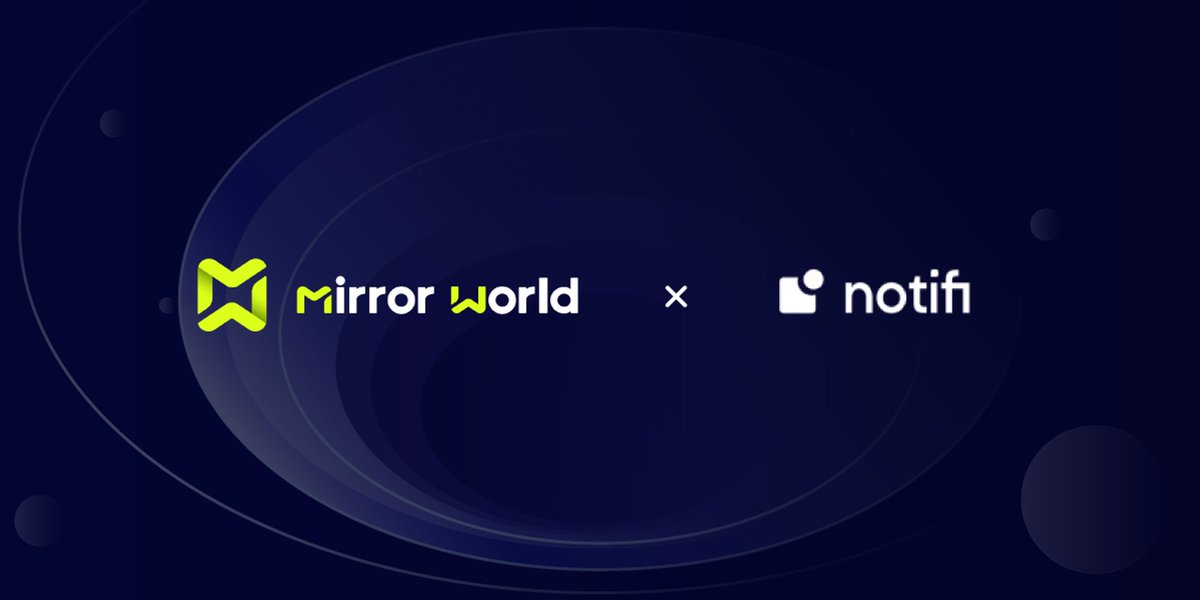 NotifiNetwork's tweet photo. 🛠 New Integration 🛠

@NotifiNetwork x @MirrorPlatform 

Exciting news for the web3 community - Mirror World and Notifi have announced a new partnership to bring an enhanced user experience to web3 applications. 

Read more about it in this blog post: https://t.co/5GF5E50aSt
🧵 https://t.co/Q16pPt66Ak