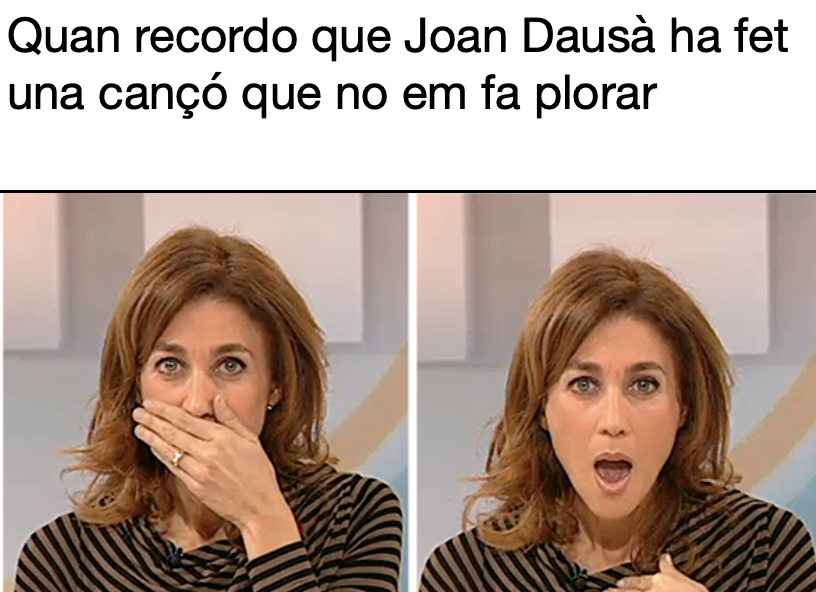 Viasona's tweet photo. 🤭🤭

#foryourpage #fyp #viasona #contingutencatalà #musicaencatala #cançó #música #hit #cantar #cantant #xxss #xarxessocials #cultura #culturamusical #cultureta #informacio #lletra #lyrics #joandausa #trista #plorar #drama https://t.co/qEp5Ef4Un1