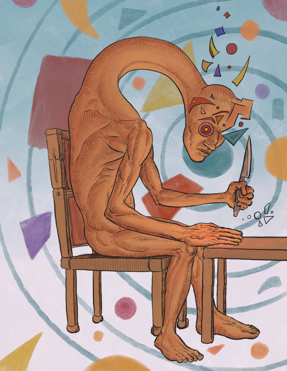 ValF_art's tweet photo. Le couteau 
.
.
#digital#digitalpainting#art#peinture#procreate#expression https://t.co/M7ivWVPaos