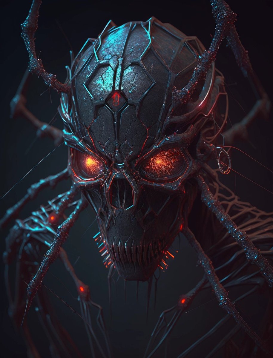 devprkass's tweet image. Gothic Spider head🔥
#NFTs #aiartcommunity 
#aiartwork #aiartdailytheme #digitalart #artistsoninstagram #artist #blender3d #artwork #digitalart #digitaldrawing