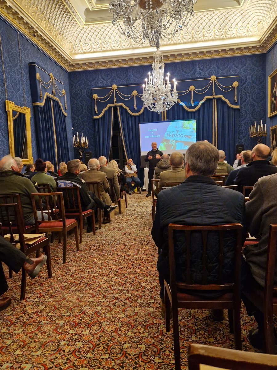 <a href="/NorthantsPolice/">Northants Police</a> #ruralcrime engagement event <a href="/AlthorpHouse/">Althorp</a> Thank you to <a href="/cspencer1508/">Charles Spencer</a> for hosting us 😀