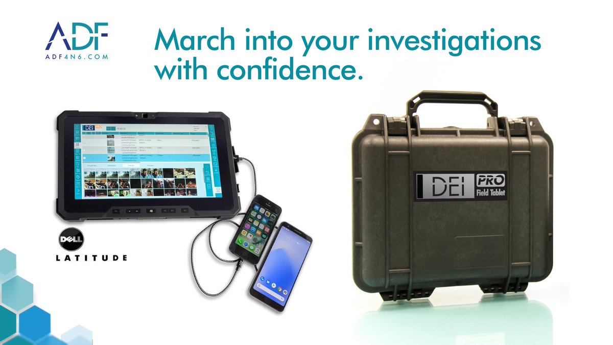 adfsolutions's tweet photo. Let this be the season you start solving on-scene with the DEI PRO Field Tablet for mobile and computer investigations in this convenient grab &amp; go Pelican case. 
Learn More: https://t.co/aXndsdSMsX https://t.co/ywMm0q1Sii