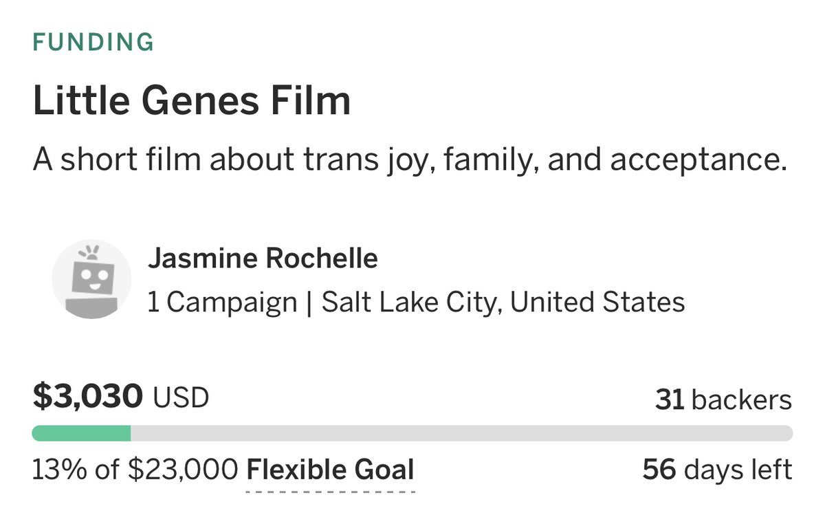 LittleGenesFlm's tweet photo. Thank you so much for helping us achieve 13% of our funding goal! Please share, or click the link in our bio to find out how you can help! 

#filmproject #indiegogo #kickstarter #crowdfunding #isa2022 #independentfilm https://t.co/lOCQxiXxb3