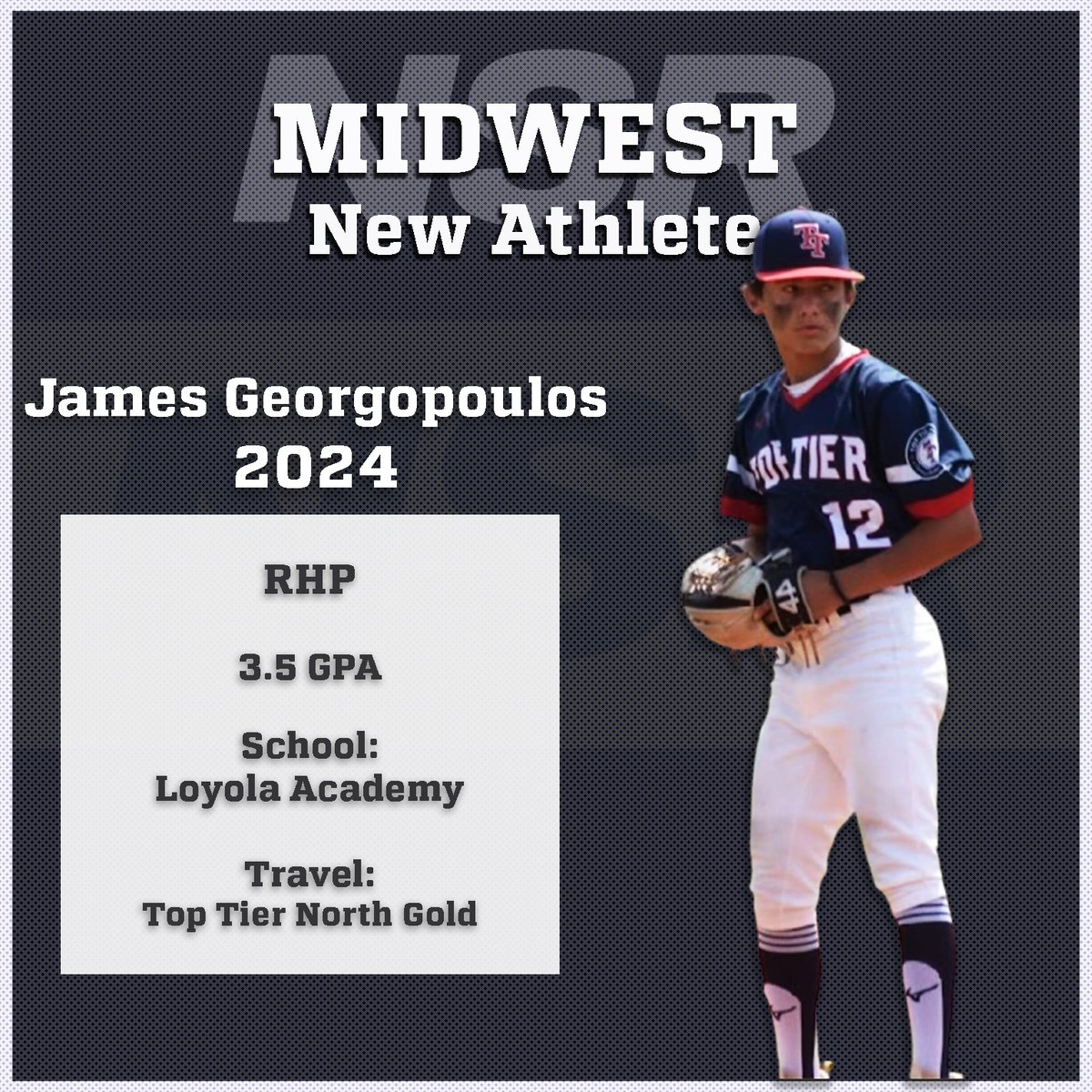 NSR Indiana Scouting (@indianansr) on Twitter photo 🚨🏈⚾️🏀Welcome to the NSR Family🎾⚽️🥎🚨

James Georgopoulos <a href="/james_geo12/">James Georgopoulos</a>
2024 <a href="/LAGoRamblers/">Loyola Academy Athletics</a> & <a href="/TopTierNorth/">Top Tier North</a>
RHP
Multiple pitches for strikes
Keeps pitchers off balance
Hits spots
<a href="/NSRMidwest/">NSR Midwest - IN, OH, MI</a>
James’s NSR Profile:
evo.nsr-inc.com/prospect_detai… 🚨🏈⚾️🏀Welcome to the NSR Family🎾⚽️🥎🚨

James Georgopoulos <a href="/james_geo12/">James Georgopoulos</a>
2024 <a href="/LAGoRamblers/">Loyola Academy Athletics</a> & <a href="/TopTierNorth/">Top Tier North</a>
RHP
Multiple pitches for strikes
Keeps pitchers off balance
Hits spots
<a href="/NSRMidwest/">NSR Midwest - IN, OH, MI</a>
James’s NSR Profile:
evo.nsr-inc.com/prospect_detai…