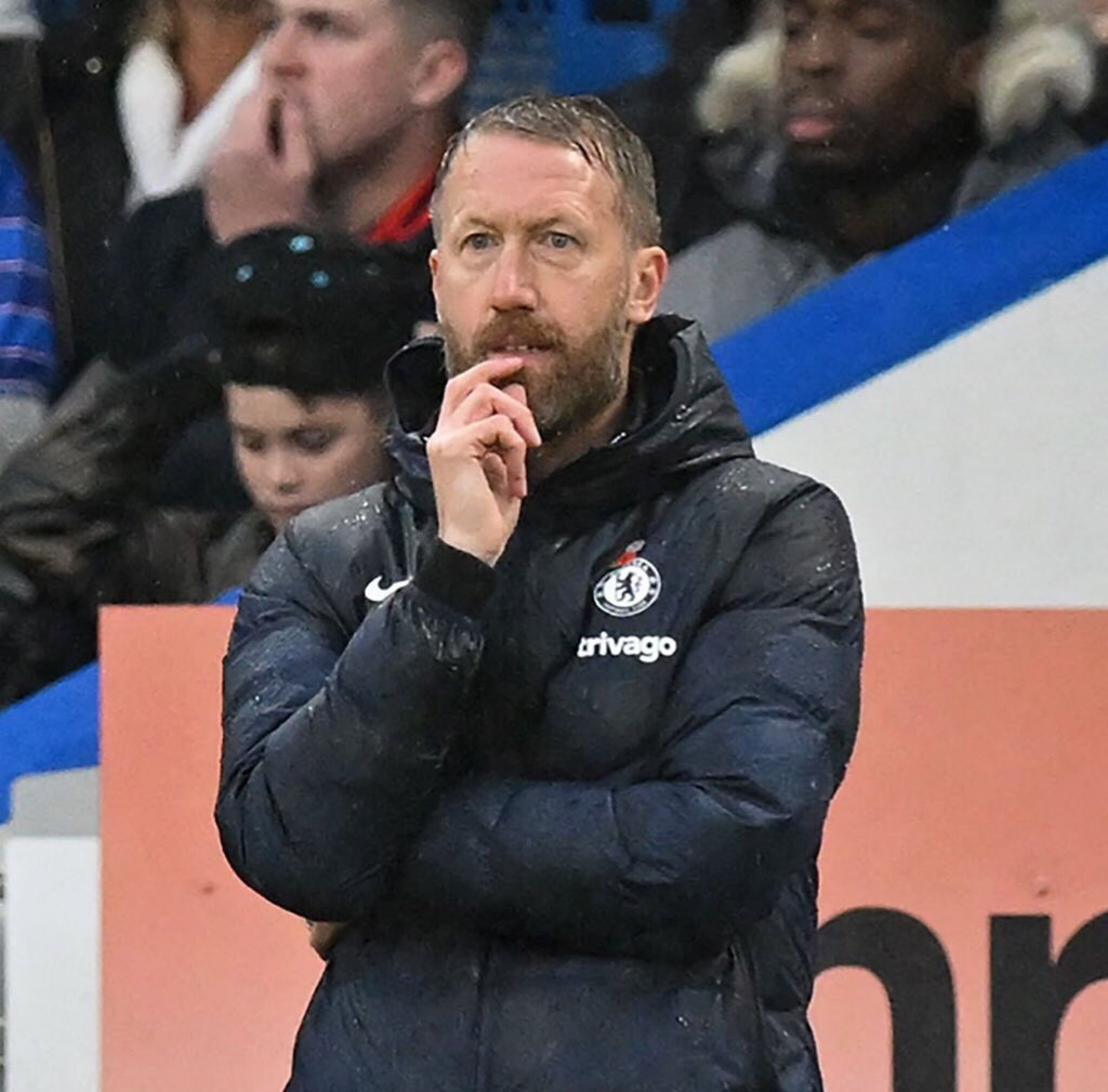 mckin_love's tweet photo. Retweet if you want Graham Potter out of Chelsea. 💀🤝 https://t.co/VkWn4czkwD