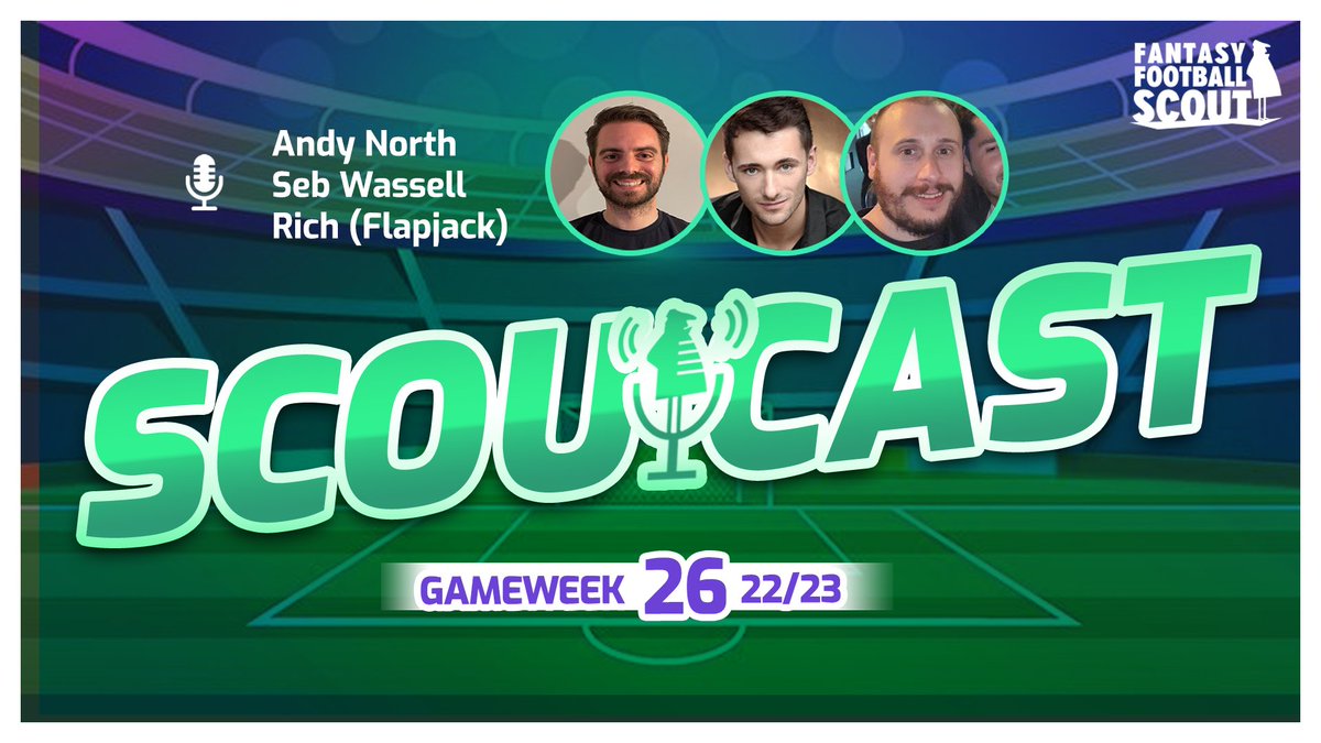 🎦 SCOUTCAST 🎦

🗓️ Crucial FA Cup games are taking place this week.

🗣️ <a href="/FplMode/">Andy (FPLMode)</a>, <a href="/FlapjackFpl/">Flapjack FPL</a> and <a href="/SebWassell/">Seb Wassell 🏳️‍🌈🌱</a> look at how the different outcomes could impact on their chip strategy for the Gameweeks ahead. 

LIVE 8pm 📺 youtube.com/live/b3HykXZOD…

#FFScout | #FPL