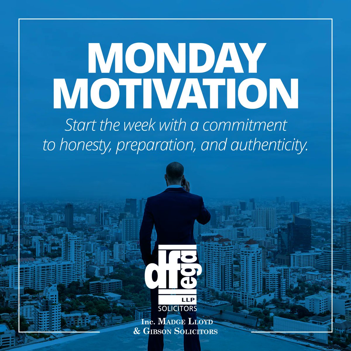 This week, we're inspired by "In litigation, the most important asset is your credibility." Let's commit to honesty, preparation, and authenticity! #MondayMotivation #Litigation #DFLegalLLP 

✅ Family Law
✅ Litigation
✅ Conveyancing

buff.ly/2A10Upj 🖥
0800 161 5788 📞