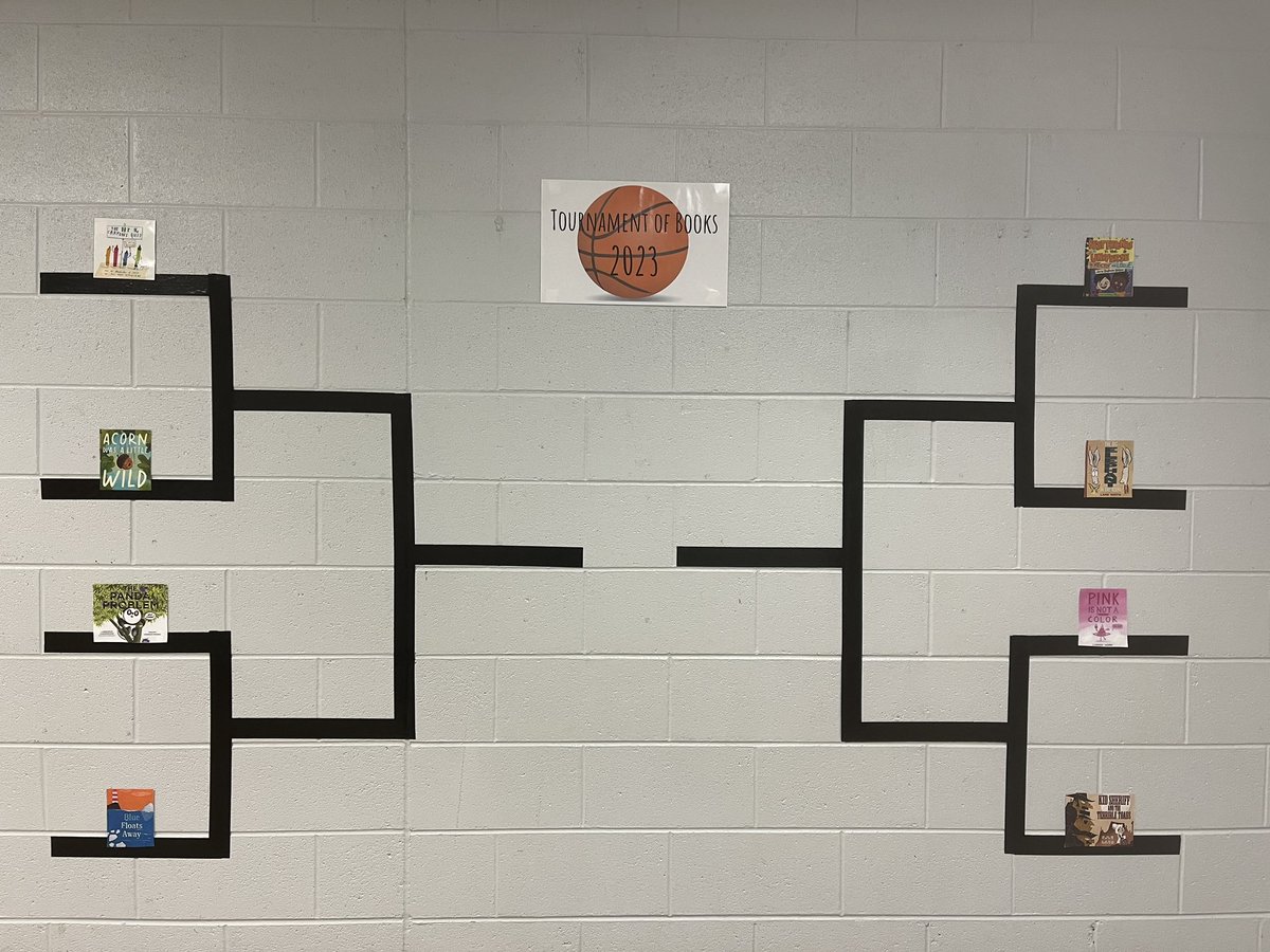 nancyhcole's tweet photo. Read Across America week means Book Madness!  Reading books this week and voting next week.  Wonder which book will win.  @StenwoodES @FCPS_ElemLib https://t.co/hQuvmBFFFG