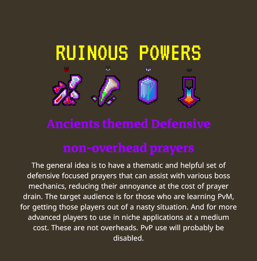 Borfbea's tweet photo. @JagexEd I made a concept for Smoke, Shadow, Blood and Ice themed defensive non-overheads for the new prayerbook https://t.co/LrSmw8vt5r