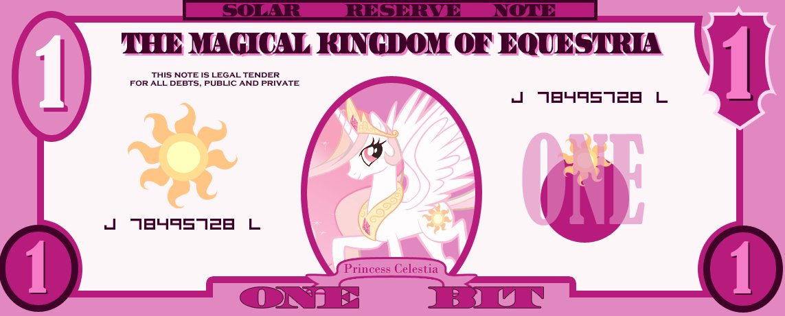 mlpforums's tweet photo. Do you think paper money or metal bits are a cooler form of currency? 20% cooler? https://t.co/sgjW4pTJxo