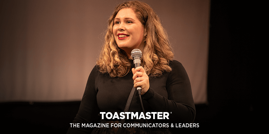 Toastmasters's tweet photo. Growing up, Diana Robertson knew she wanted to run her own business. Why? Because her father did. But he didn’t think she had the right stuff, and Robertson believed him. Learn how Toastmasters helped her overcome her self-doubts and defy expectations. 
https://t.co/SIjL9wqwOI https://t.co/RoNItCJZnl