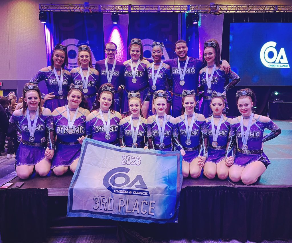 Congratulations to Dynasty for their 3rd 🥉 place finish at the COA Grand Nationals in Columbus this weekend! It was a great weekend celebrating this team. Next up, Providence! 💜💎
.
.
.
.
.

#WeAreDynamic #AllStar #AllStarCheer #AllStarCheerleading #AllStarCheerleader #USASF