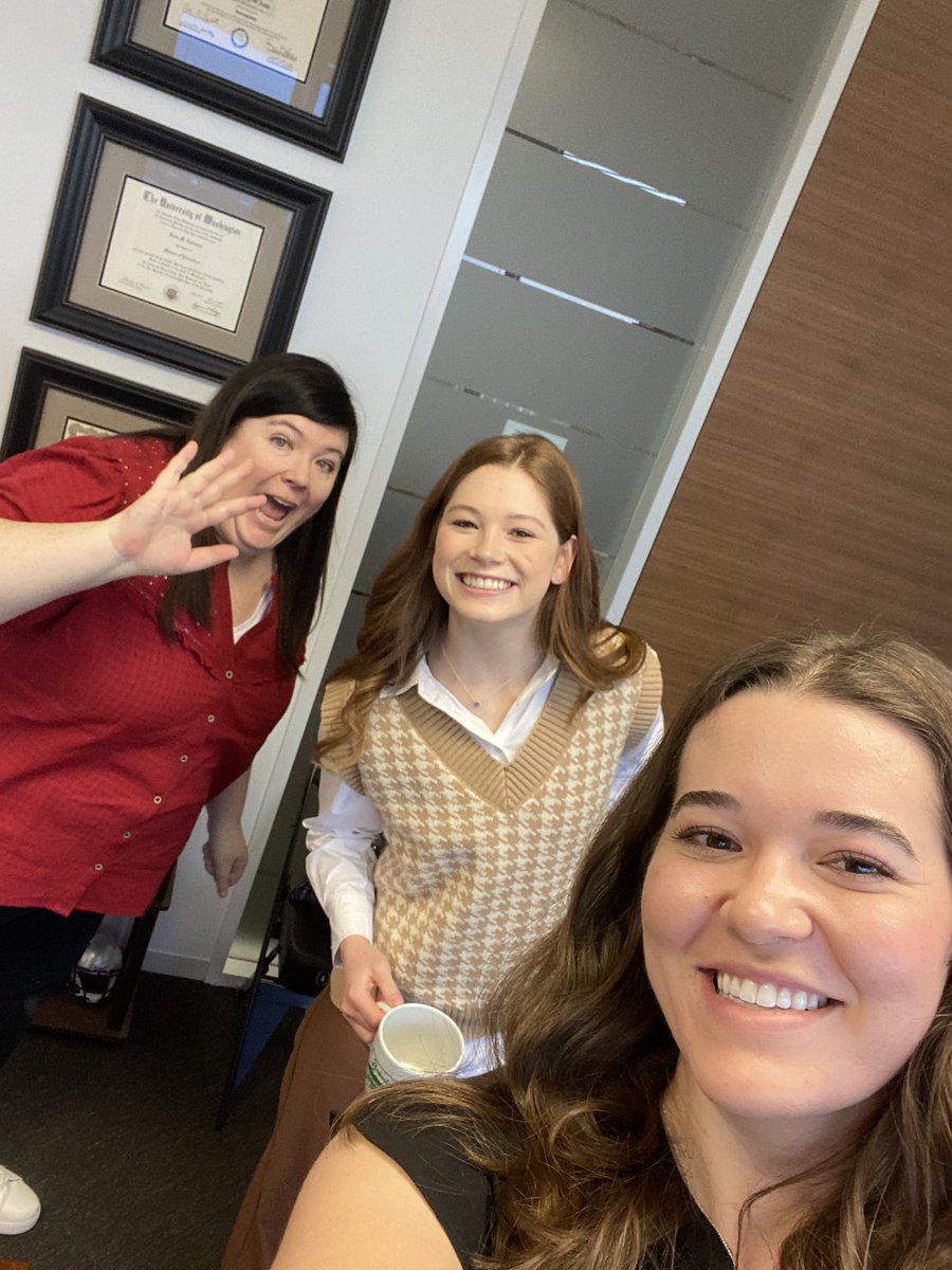 CarlyLyvers's tweet photo. Great to meet the awesome team at the CFP Headquarters!! Got to chat all things communications with @KatieCavender and @eprokell this morning!! 

#CLgoesNCAA #PDtrip https://t.co/hN0O78YL5R