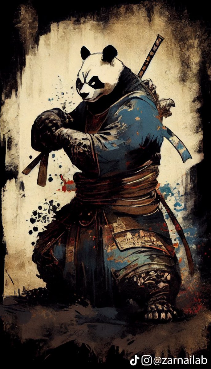 ZarnAILab's tweet photo. Panda x Samurai | #ZarnAILab

3/3 https://t.co/ZuYXfOYTx8