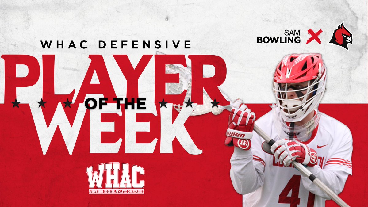 🥍PLAYER OF THE WEEK🥍 @ConcordiaMlax's Bowling repeats as WHAC Defensive Player of the Week 📰: bit.ly/3IwJFOJ