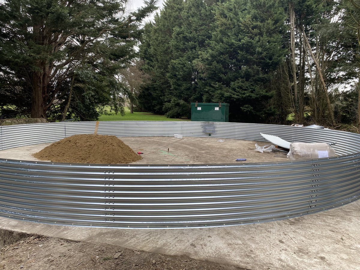 SolutionsMcc's tweet image. Phase 1 at  wexham park G/C where we installed a 216m3 irrigation tank,inlet connections and reconnected to the existing pumps We also installed a temporary irrigation line to allow turfing of some new greens and tee boxes. @tommye88 @ParkWexham @wezhenshaw85 @ToureenGroup