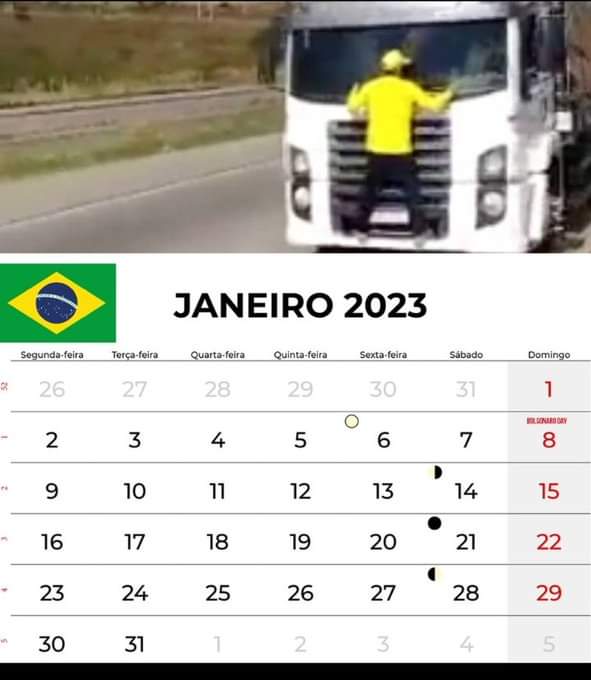 Calendário do Bozo