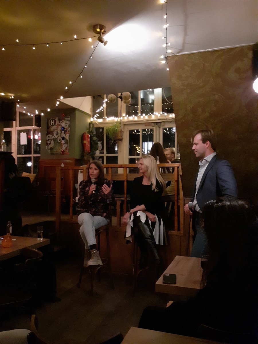 Politiek café Libertijn met kandidaat Marianne Poot en lijsttrekker Esther Rommel. Over Amsterdammers die een woning zoeken en over stikstof. #psverkiezingen