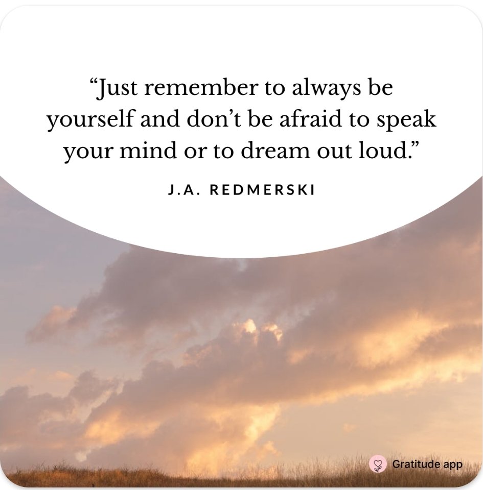 Just remember to always be yourself and don’t be afraid to speak your mind or to dream out loud. – J.A. Redmerski

#MotivationMonday #MotivationalMonday #MondayMotivation #witchcraft #podcast #blog