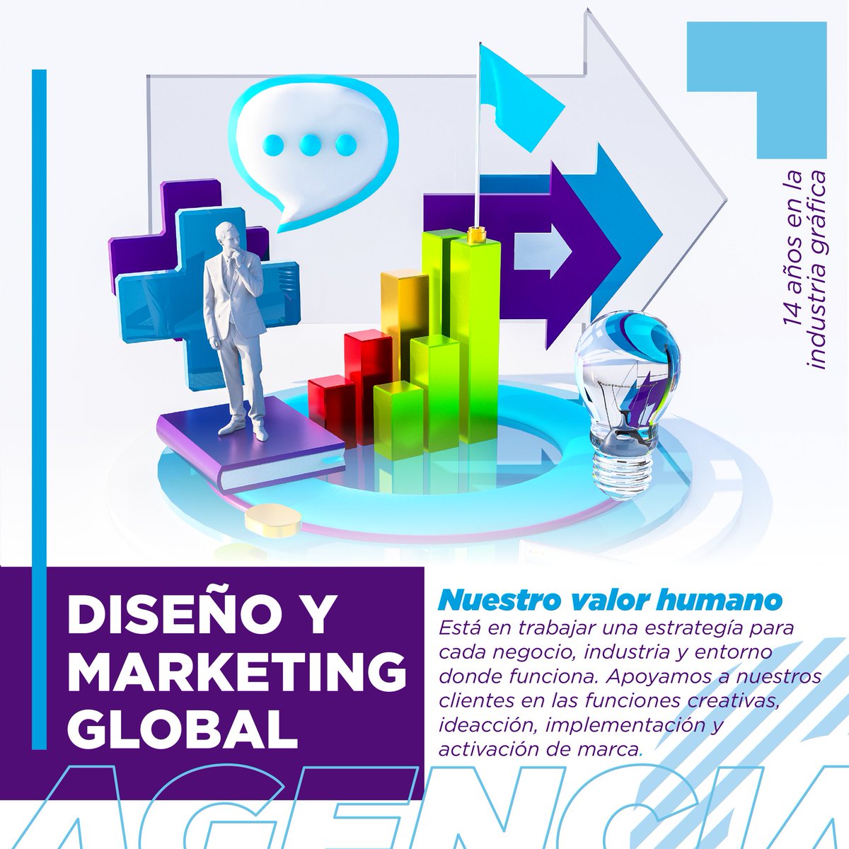 InfoControlg's tweet image. Una buena estrategia de marca te ayudará a posicionarte y generar diferenciación en el mercado, tener múltiples ventajas competitivas y una propuesta de valor única.

¡Te invitamos a crecer a través de diseño y comunicación visual!

#branding #marca #estrategia #marketing #ventas