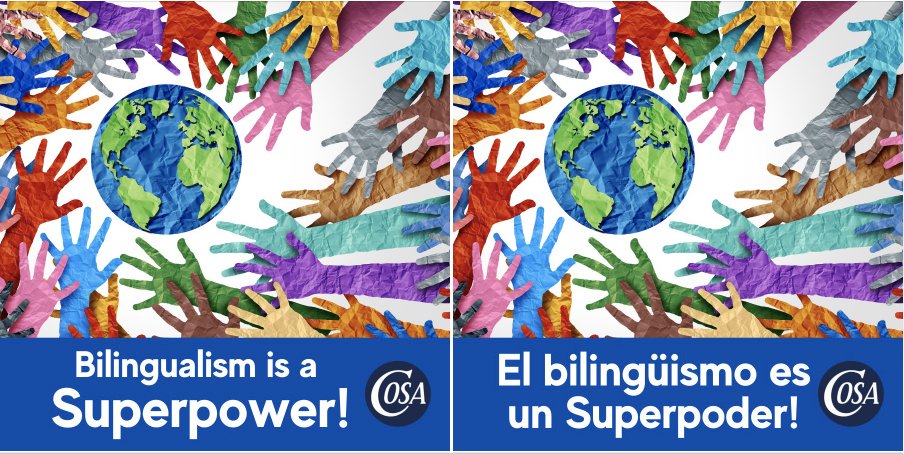 Looking forward to the COSA Multilingual &amp; English Learner Conference~Eugene, Oregon, Mar. 8-10! Register at: bit.ly/COSA2023MandEL"Each language we speak offers us access to yet another world. Cada idioma que hablamos nos ofrece acceso a otro mundo,"~Charlie Bauer #COSALeaders