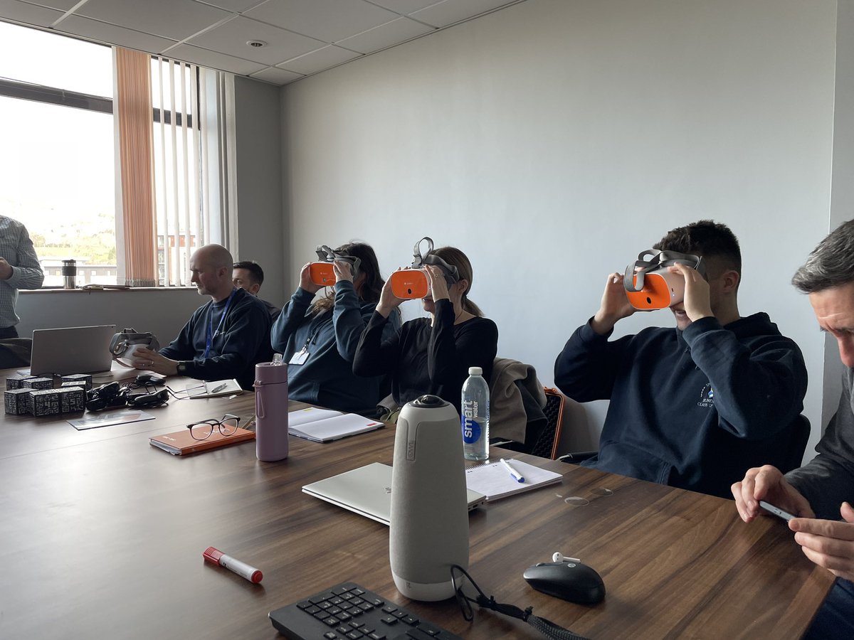 UoD Structural Engineering (@uod_structures) on Twitter photo Great #VR training session delivered by <a href="/IanStuart66/">Ian Stuart</a> <a href="/ClassVR/">ClassVR from Avantis</a> .
Teachers and engineers working together as part of our <a href="/RAEngNews/">Royal Academy of Engineering</a> Ingenious grant, bringing a #STEM library to Dundee.
So many exciting ideas, and the kit will be available for local schools to borrow 😁
<a href="/STEMDundee/">STEMDundee</a> Great #VR training session delivered by <a href="/IanStuart66/">Ian Stuart</a> <a href="/ClassVR/">ClassVR from Avantis</a> .
Teachers and engineers working together as part of our <a href="/RAEngNews/">Royal Academy of Engineering</a> Ingenious grant, bringing a #STEM library to Dundee.
So many exciting ideas, and the kit will be available for local schools to borrow 😁
<a href="/STEMDundee/">STEMDundee</a>