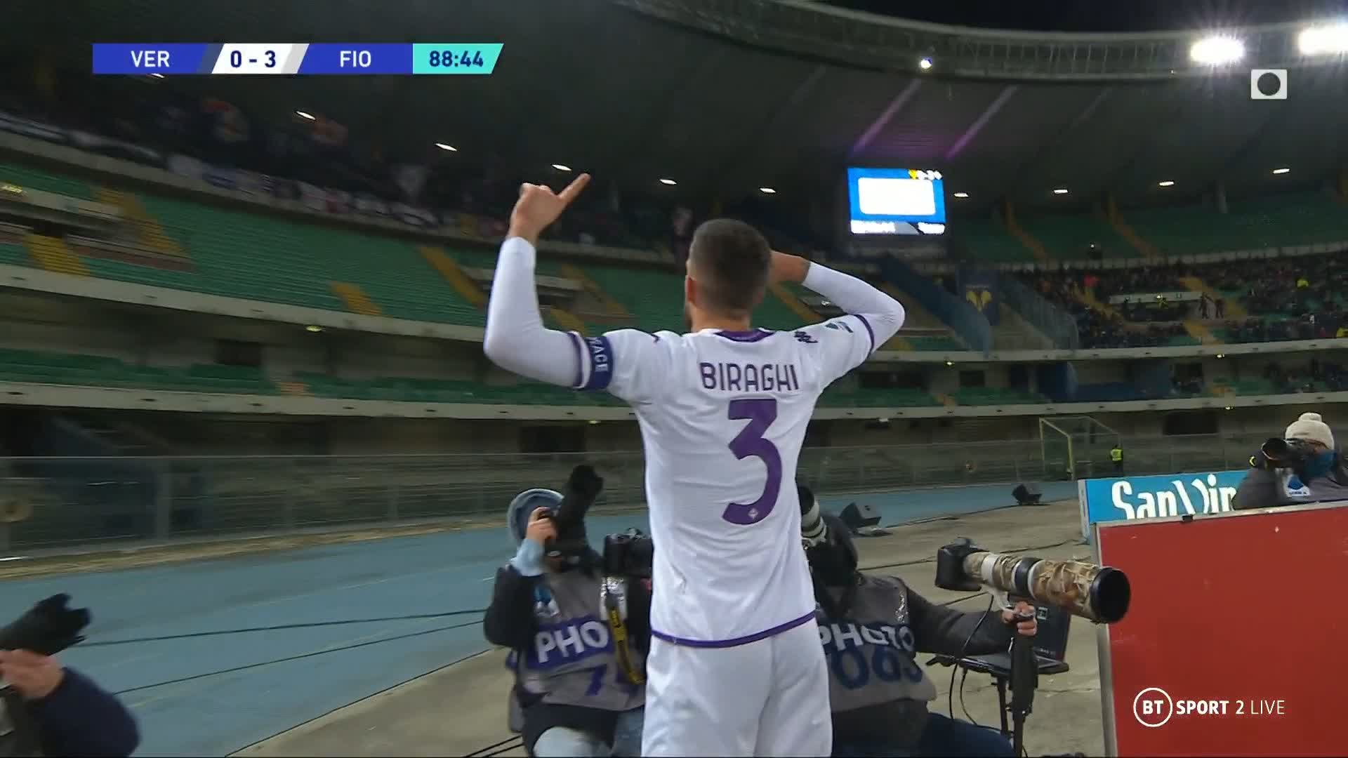 Football on BT Sport on Twitter "Verona stunned! 😳 Cristiano Biraghi