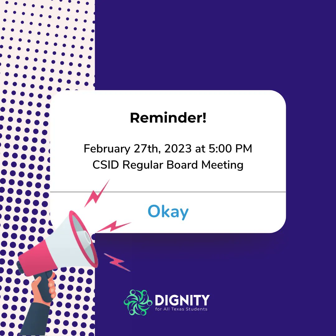 Dignity for All TX Students (DATS) tweet media