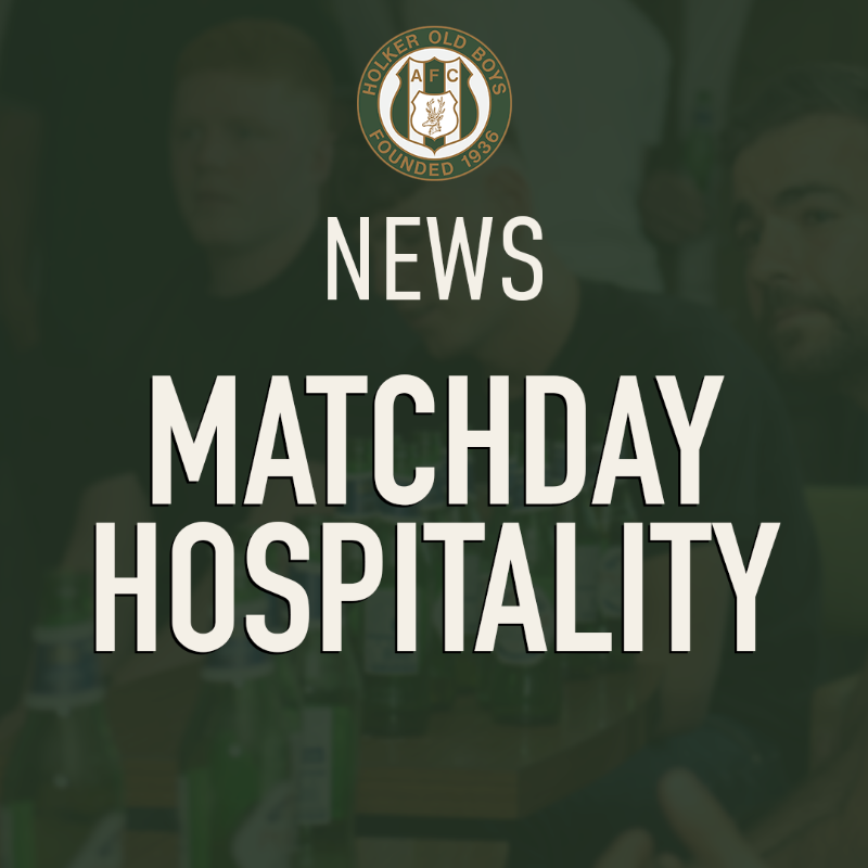 HOBAFC's tweet photo. 𝐌𝐚𝐭𝐜𝐡𝐝𝐚𝐲 𝐇𝐨𝐬𝐩𝐢𝐭𝐚𝐥𝐢𝐭𝐲🥂
Experience matchday hospitality at Holker Old Boys with our brand-new hospitality packages! ⤵️

#HOBAFC