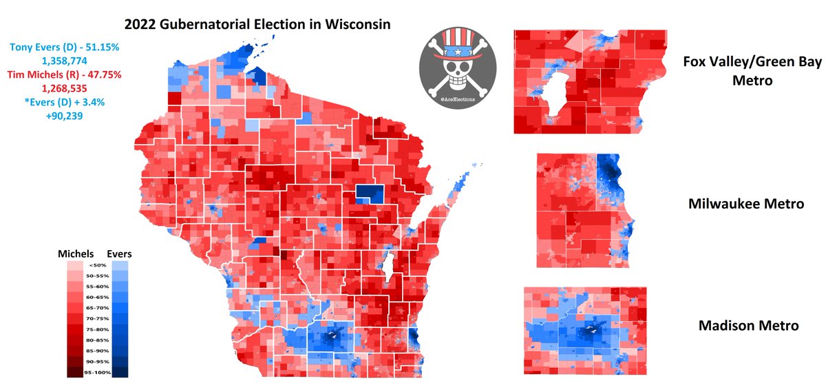 Ace on Twitter "In 2022 Democrats won 3 out of the 5 statewide races
