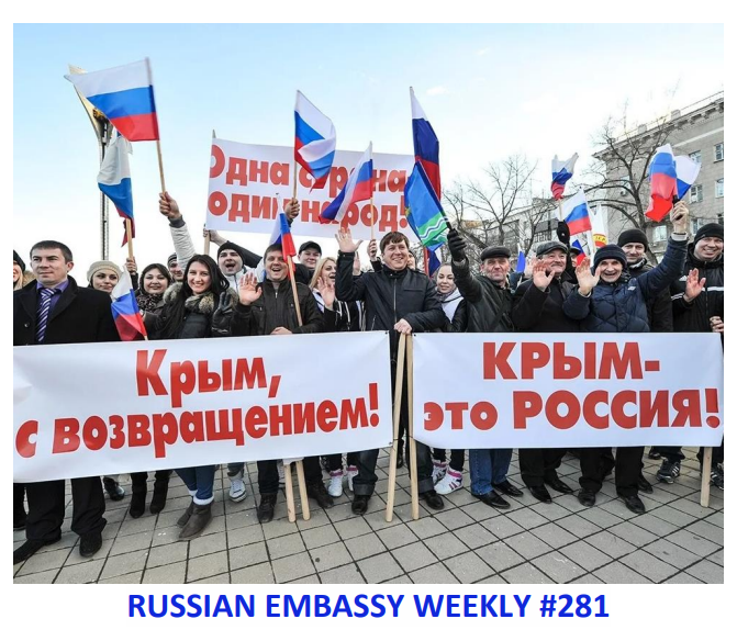 RusEmbUSA's tweet photo. ⚡️Enjoy the 2️⃣8️⃣1️⃣st #RussianEmbassyWeekly⚡️
Read in full: https://t.co/SjoZVgGgGg https://t.co/DUvykYgtmu
