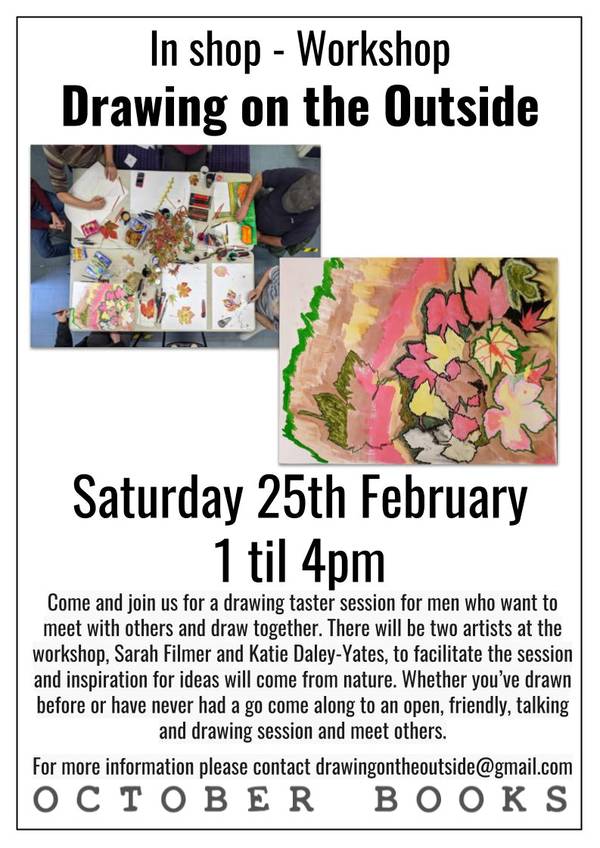Coming up: Drawing on the Outside workshop at October Books. For men who would like to increase their social contact. bitternepark.info/index.php?opti… #Southampton