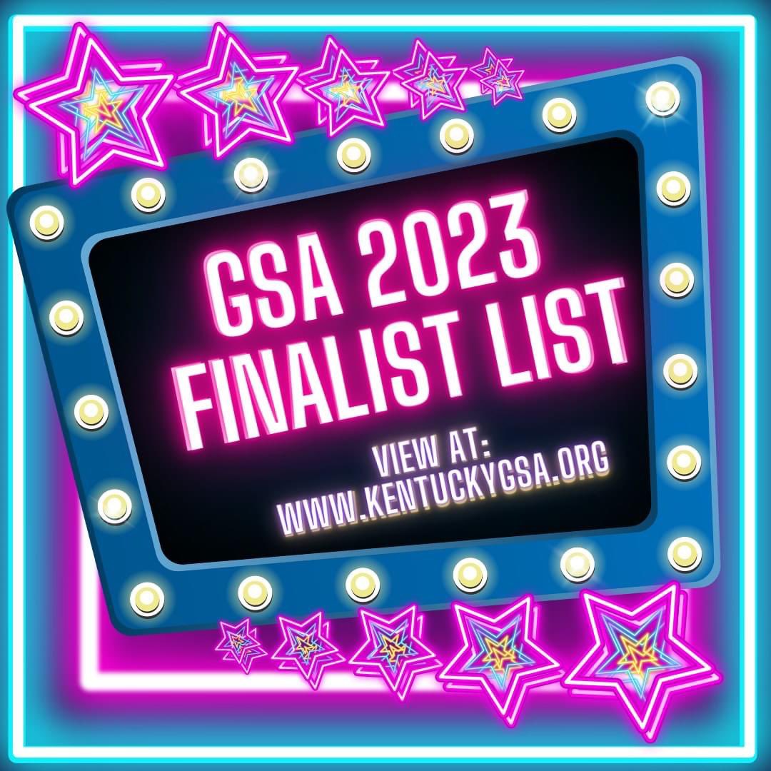 Congratulations to the following Greenwood students for being announced as a #KyGSA Finalist!

Avery Carr
Dayton Conwell
Beatrice Dougherty 
Jonathan Reiter
Sutton Rhorer
Taylor Wilson 

View the list in its entirety here: KentuckyGSA.org