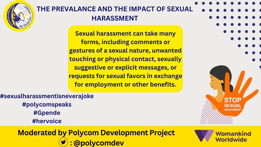 AishaRa51345681's tweet photo. Their many forms of sexual harrasment and we need to be empowered and Know them so that we should not wait for it to become a rape case so as to start acting up.
@polycomdev
@woman_kind
@voicetweetz
@TheSafecityApp
@whiteband
@VitalVoices
#Gpende
#polyspeaks
#hervoice https://t.co/es2VBbBXSb