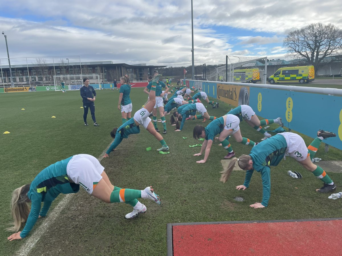 IRLWU19s v England , Great result 2-1, goals from Jess and Jenna. Great training camp for the UEFA Round 2 in Norway to come in April . COYGIG 🇮🇪⚽️