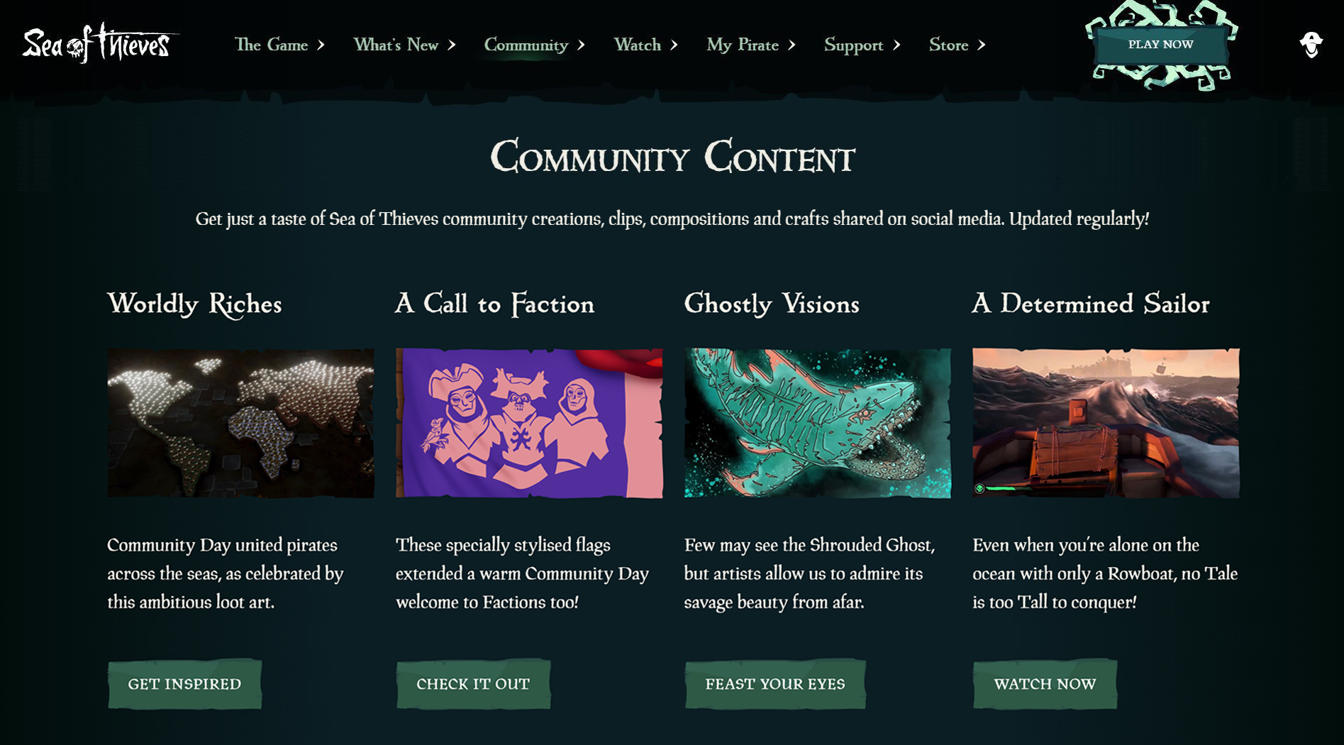 Sea of Thieves on X: “Wonder at worldly loot art, friendly Faction 