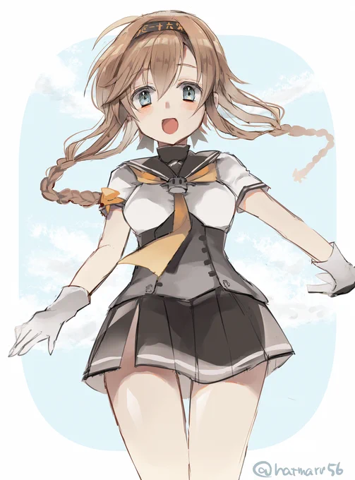 照月 (+30min)#艦これ版深夜の真剣お絵描き60分一本勝負#艦これ版真剣お絵描き60分一本勝負_20230220 